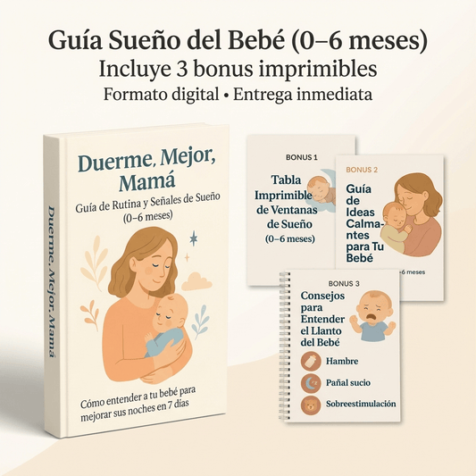 Guía Sueño del Bebé 0–6 Meses