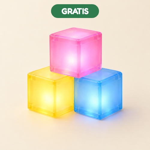 Regalo: Cubos LED que brillan